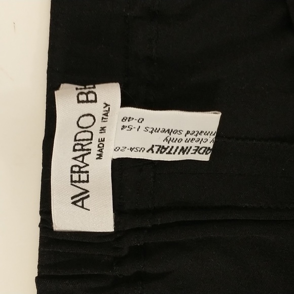 Lightweight Silk Knit Lounge Pants Averado Bessi Designer Italy USA-20 3x Black - Picture 2 of 7